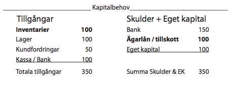 Kapitalbehov